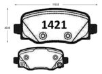 Pastillas Freno Traseras Jeep Cherokee 2014-2024 GTX - Imagen 2