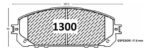 Pastillas Freno Delanteras Jeep Cherokee 2014-2021 Platinum - Imagen 2