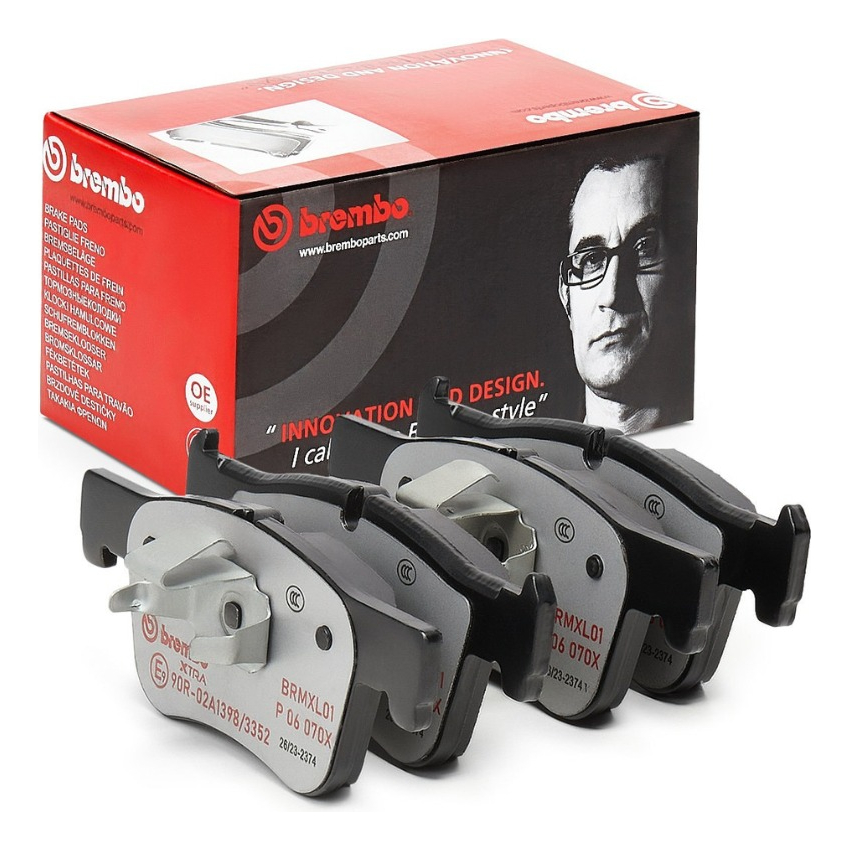 D_NQ_NP_769482-MLC98739894150_112025-F.jpg Pastilla Freno Delant. Mitsubishi Outlander 2003-19 Brembo - Imagen 1