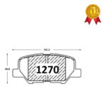 Pastillas De Frenos Tras. Mitsubishi Outlander 2003-17 Gold - Imagen 2